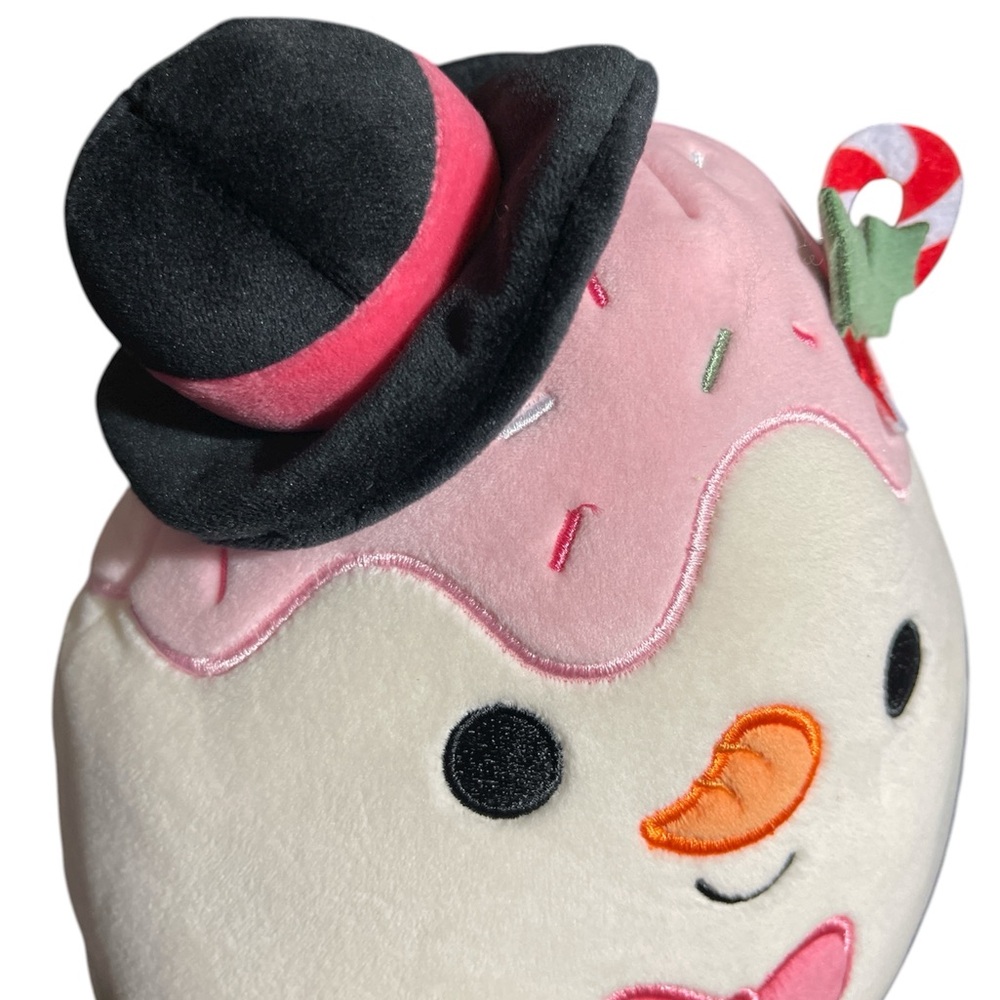 Squishmallow Manny Festive Snowman Plush with Hat NWT - Picture 3 of 5